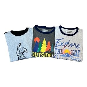 Eddie Bauer Graphic pajama tops Fortnight Llama, Outdoors, Explore 10/12